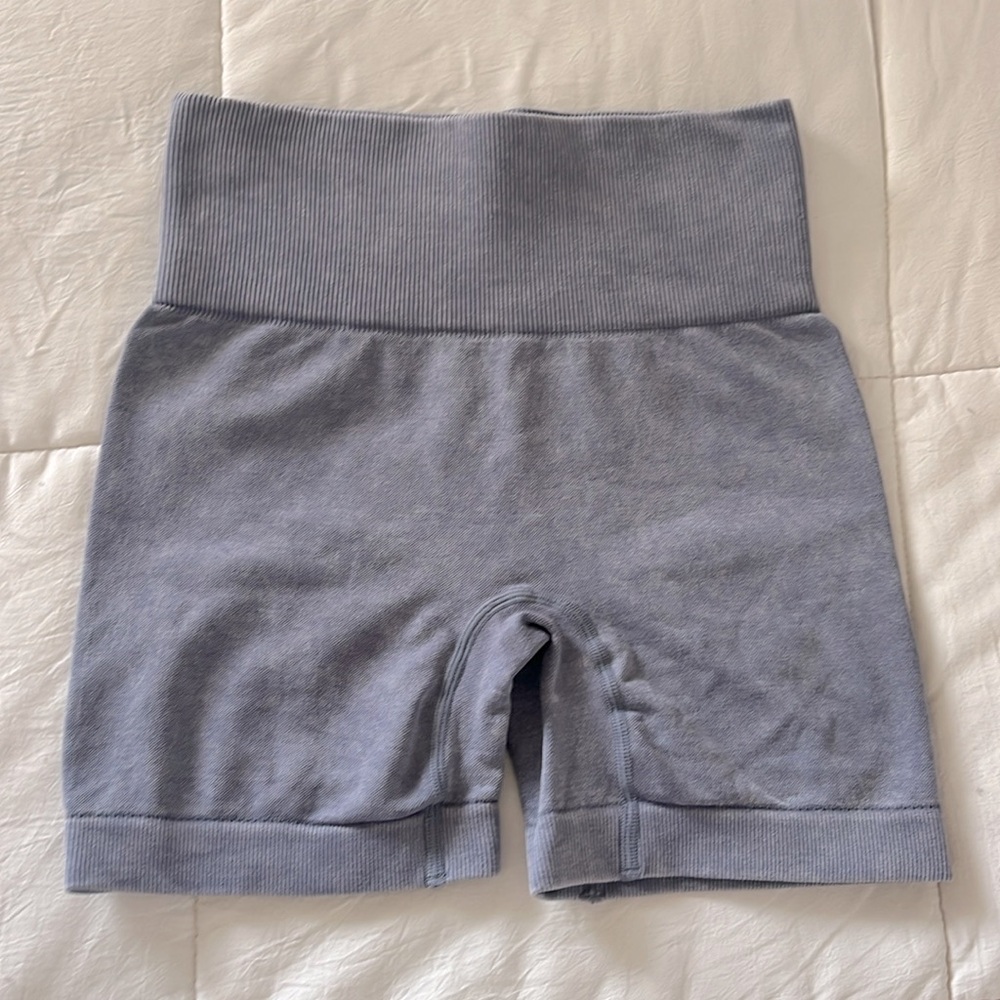 Sacre blue spandex shorts